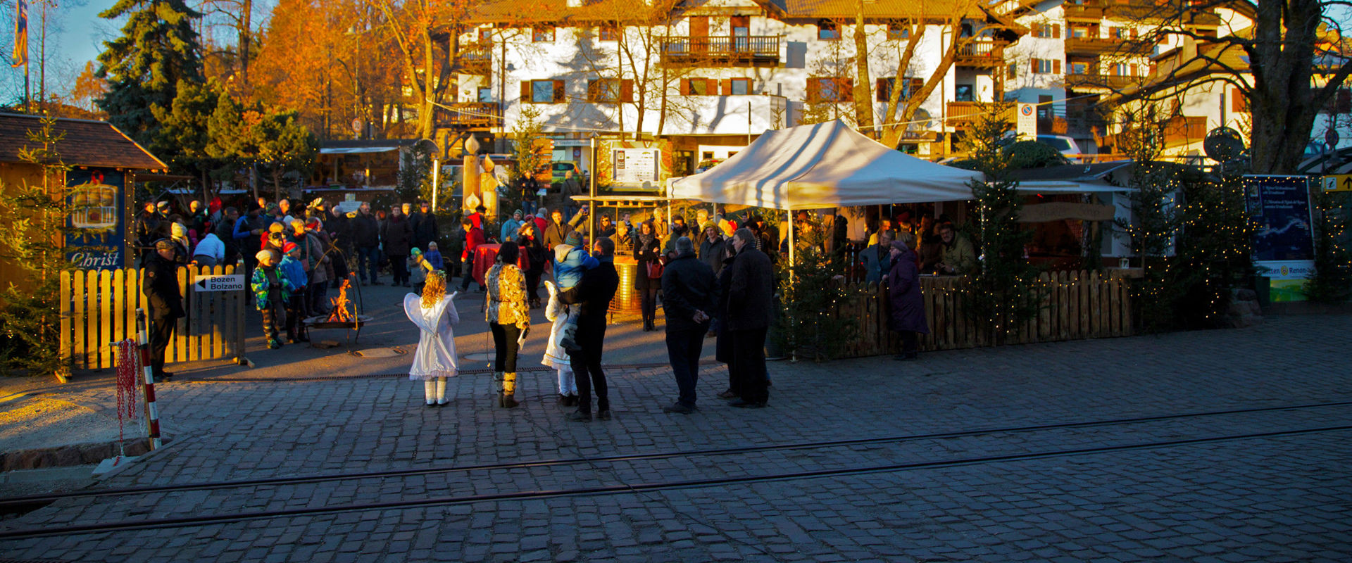 Soprabolzano Mercatino di Natale e Soprabolzano al tramonto
