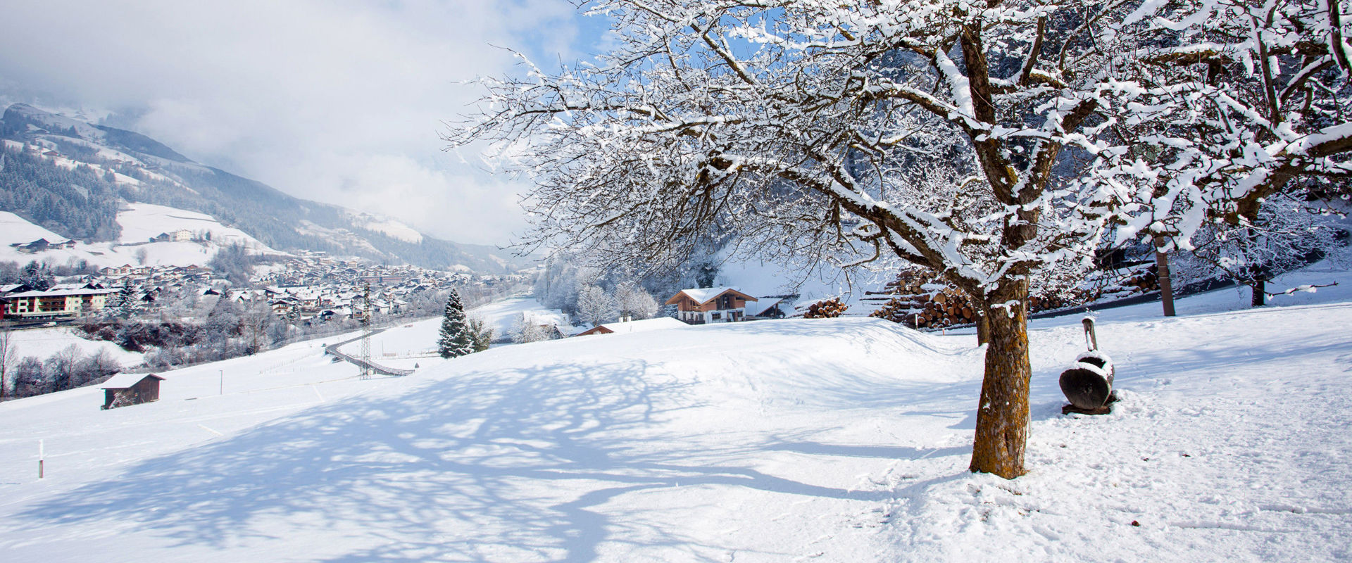 San Martino in Passiria Paesaggio invernale innevato a San Martino in Passiria.