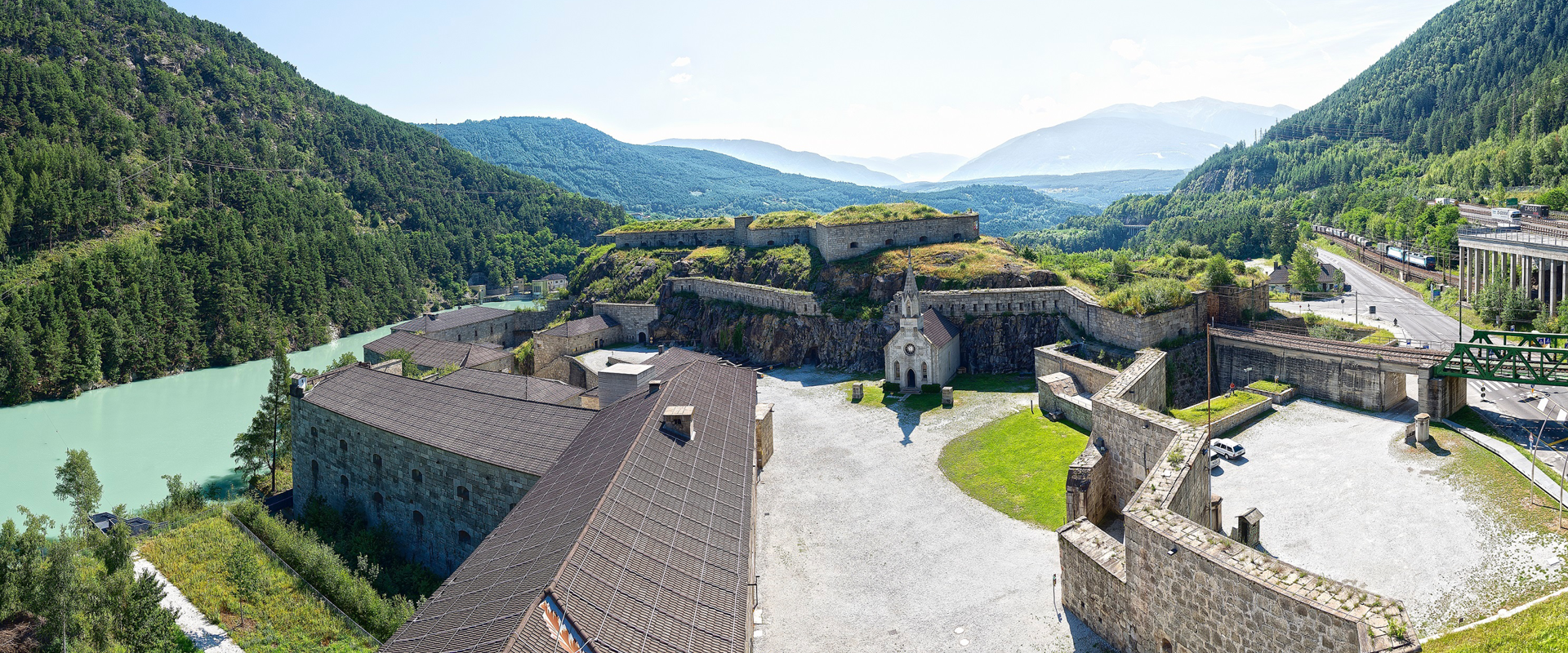 Forte Austriaco di Fortezza Vista del Forte di Fortezza dall'alto.