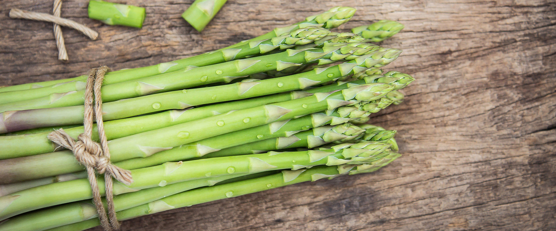Strudel di asparagi Asparagi verdi.