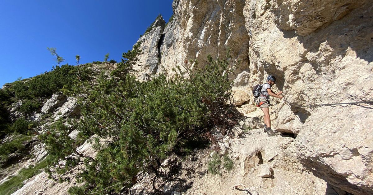 Via ferrata sul Monte Roen in Val di Non